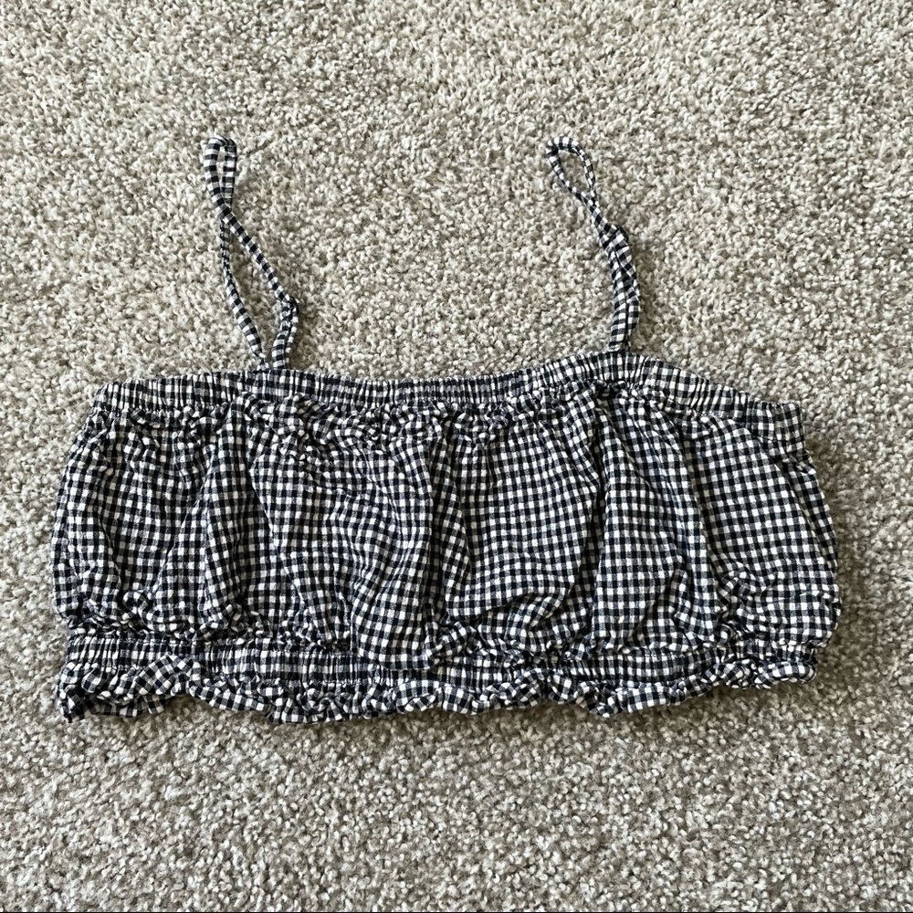 Gingham Crop Top
